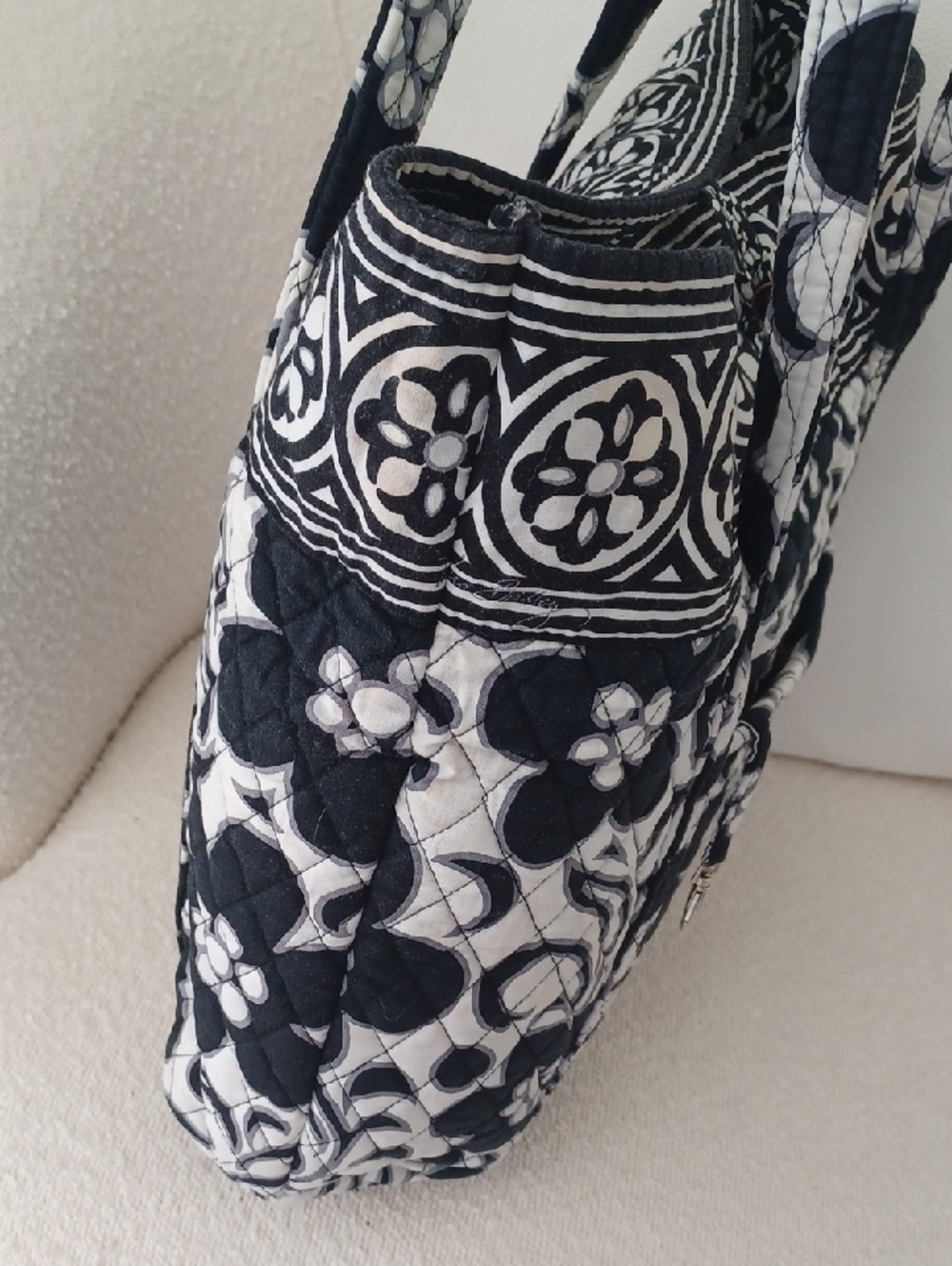 Vera Bradley "Night & Day" Toggle Tote - Picture 5 of 16